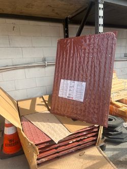 dome Tile 3  x 4 Panel Colonial Red.