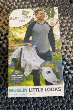 Infant Carrier Cover with Peek-a-Boo window.
