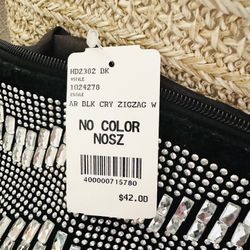 Bloomingdale’s Zigzag Black Bag – Brand New w/ Tags ($42 Retail)