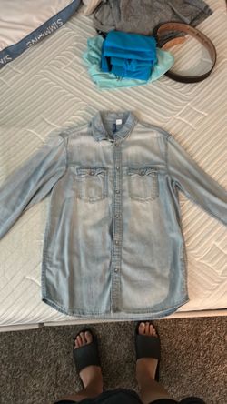 H & M Denim Button Up Shirt