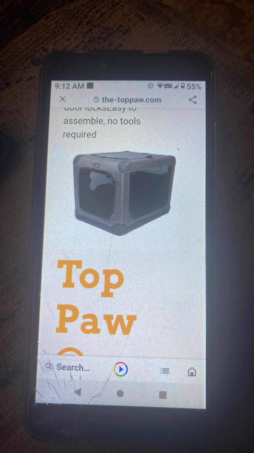 Top Paw Dog Crate