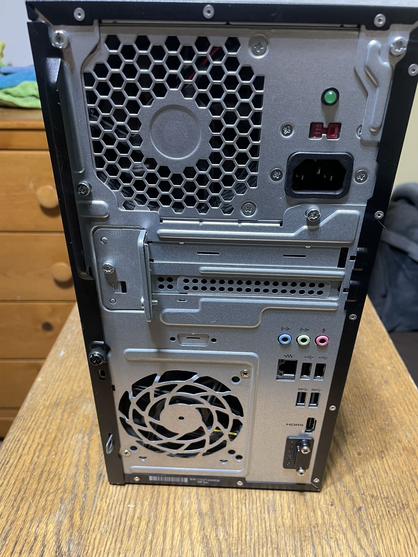 HP Pavilion Desktop PC 570-p020 Intel Core i5-7400 @3.00GHz | 16GB RAM | 128GBSSD + 1TB HDD | WiFi | Win 11 Home