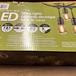 48’ Feet String Lights 24 Bulbs 💡 