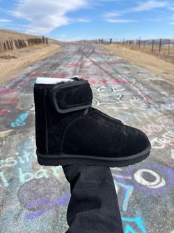 Tommy Jack Oddo Verdier ODDO-1 Sheepskin/Leather Black Boot New w Box Shearling Style US 10— Cozy Wool Designer Super Perfect For Winter