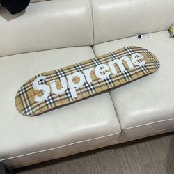 Supreme X Burberry Skateboard