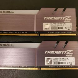 G.SKILL Trident Z RGB, DDR4 3600 RAM 64GB