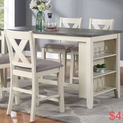 Counter Height Dining Table Set 