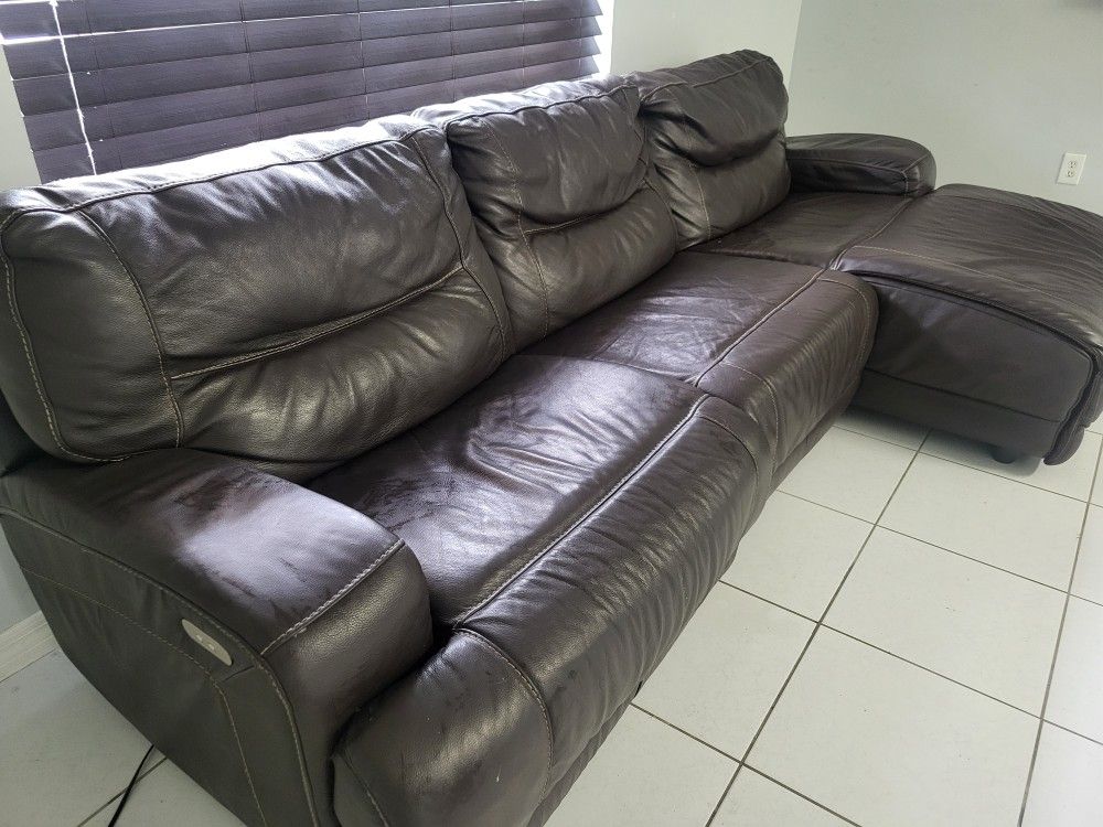 Sofa Section Leather Recliner