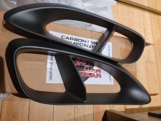Genuine PORSCHE Trim For Air Inlet Left Inner Matt Black (contact info removed)89D