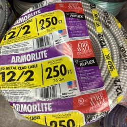 New MC Metal Clad Cable 12/2 250ft