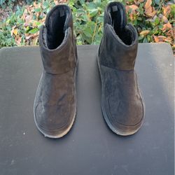 Ladies Ankle Suade Boots 