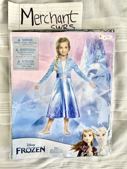 Frozen Elsa Deluxe Dress-Up Set (4-6) New w/ bag