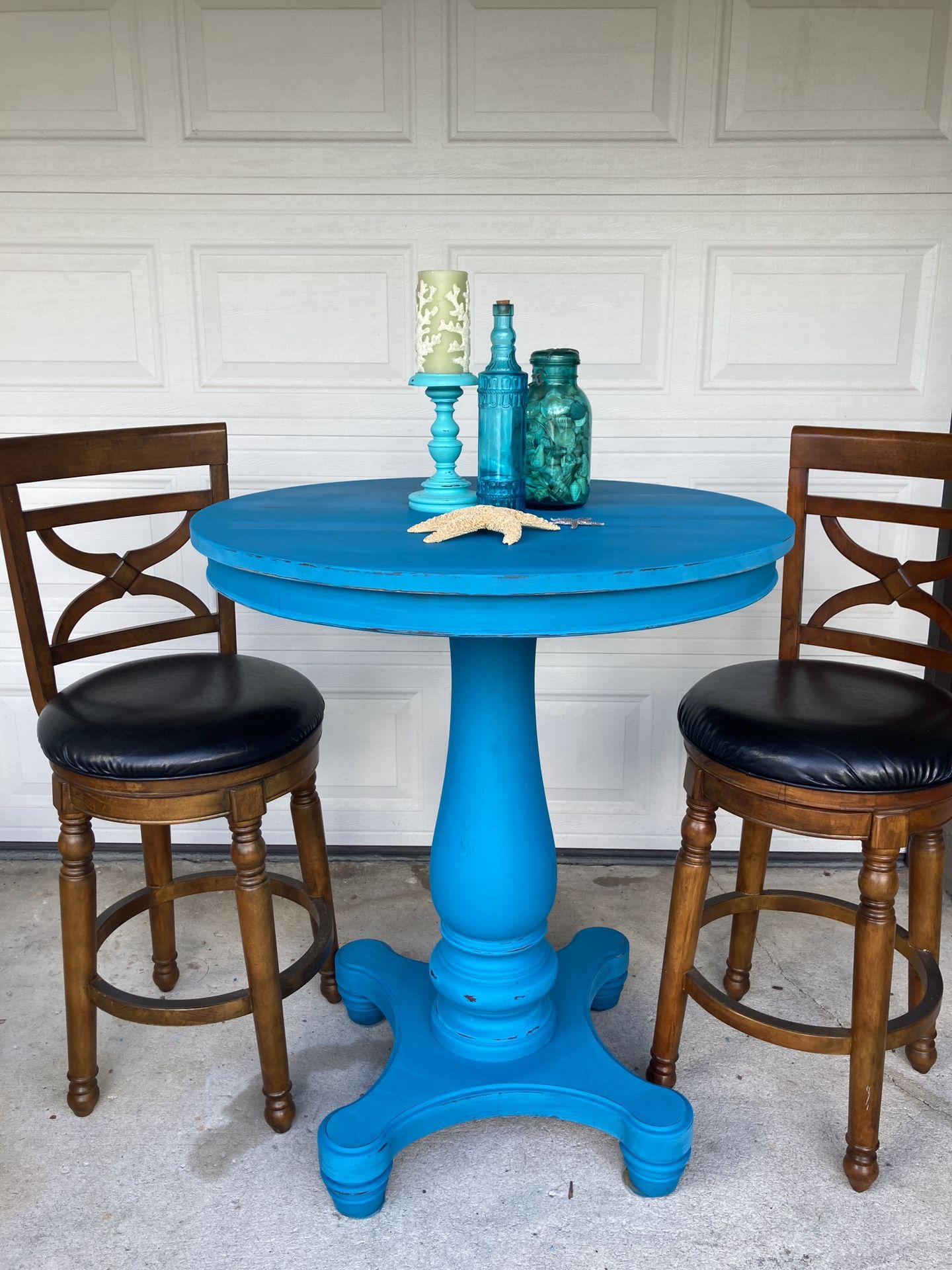 High Bar Bistro Set 41 Tall 36 Diameter 29 Hight Chairs Swivel
