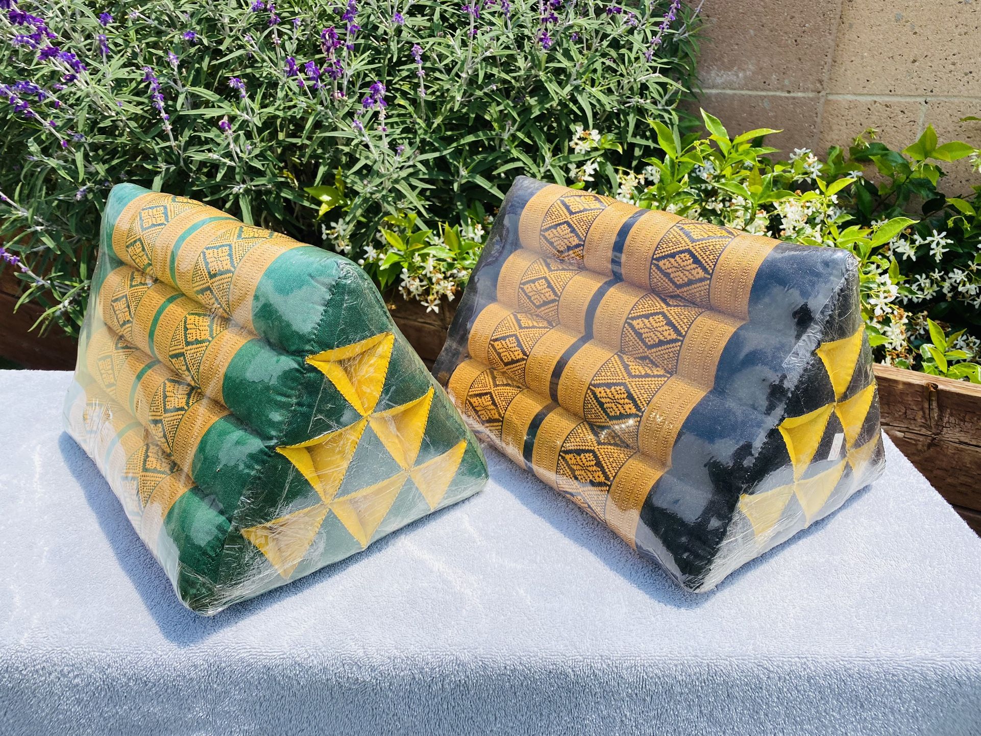 Thailand Handmade Axe Pillows Still Sealed Unopened Unused