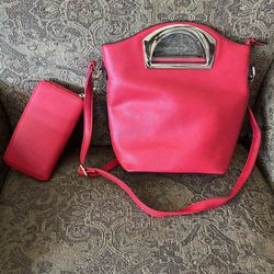 Red Purse And wallet