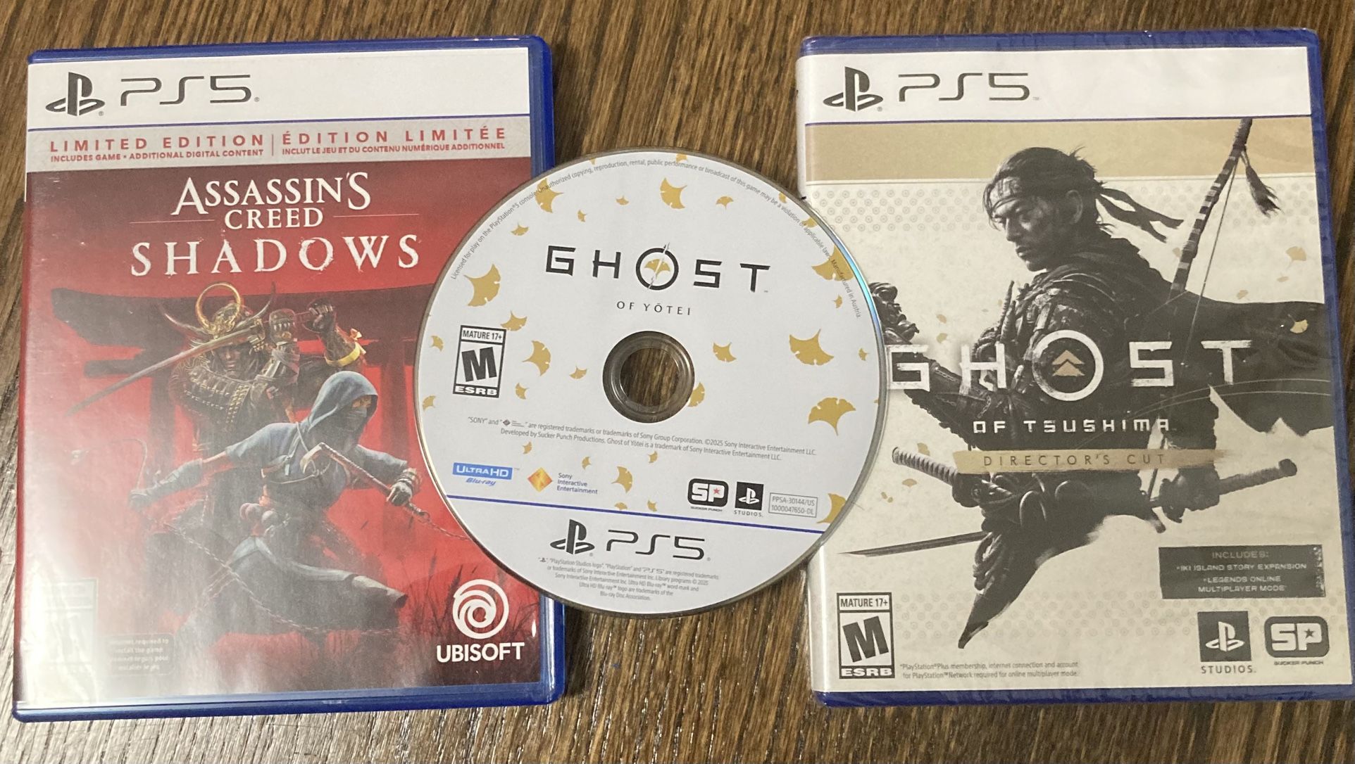 Ghost Of Yotei Tsushima Creed Shadow 3 Game Ps5 Action Rpg Samurai Director Cut 