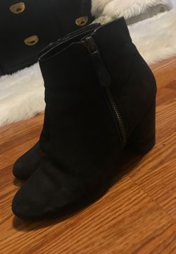BP Black Leather Booties 7.5