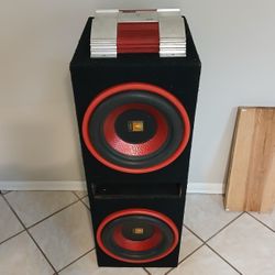 VISONIK 12in SUBWOOFERS AND 2-Channel Amplifiers