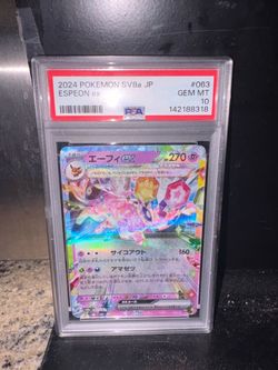 Pokemon Espeon #63 double rare PSA 10