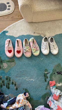 Janie And Jack Toddler Girls Shoes Size 7 And 8