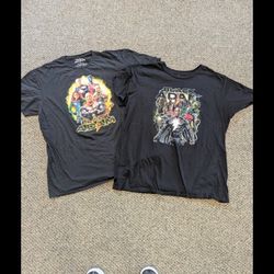 Two Black Adam T-shirts 