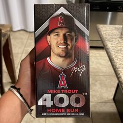 Mike Trout 400 Homerun bobblehead