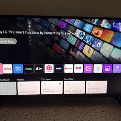 LG TV 50” UHD 4K