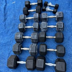 Rubber Dumbbells 