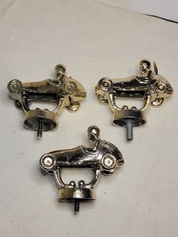 Vintage Race Car Trophy Toppers Set of 3