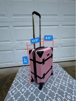 21" Juicy Couture Premium Pink Retro Carry-on Bag