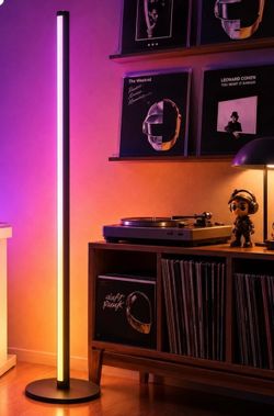 LotusX LED Floor Lamp with Round Base