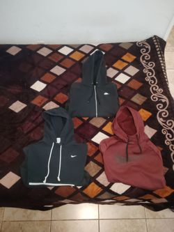 3 Nike Hoodies