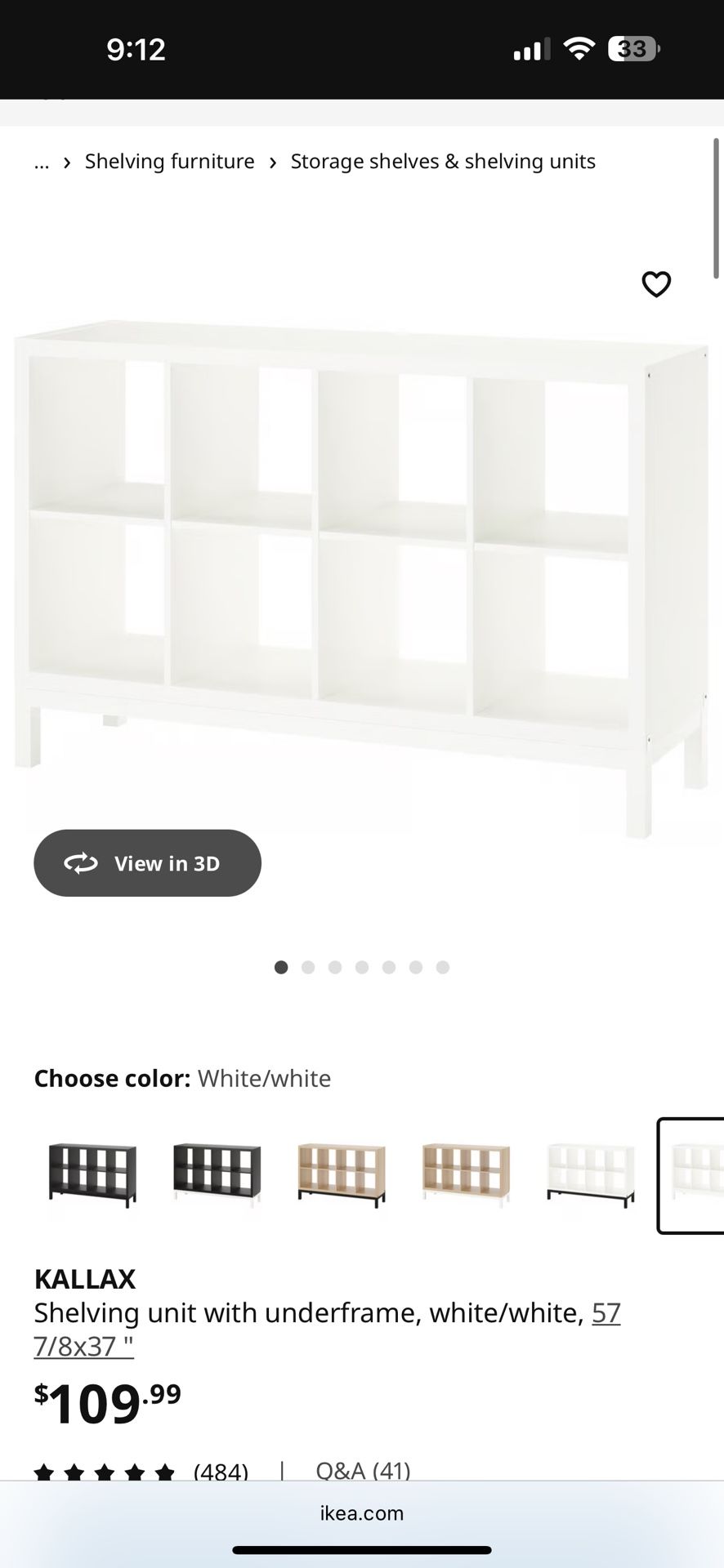 IKEA Cubby Shelves 