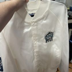 Vintage Rare1993 Inaugural Year Florida Marlins Chalk Line Jacket Size XL