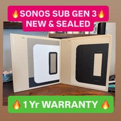 🔥 SONOS SUB GEN 3 🔥 New & Sealed 🔥 1 yr warranty 🔥