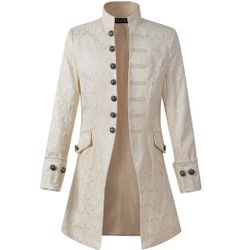 Men's Large Steampunk Goth Victorian Jacket 