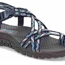 New Skechers Womens Reggae Trail Grazer Navy 9 M