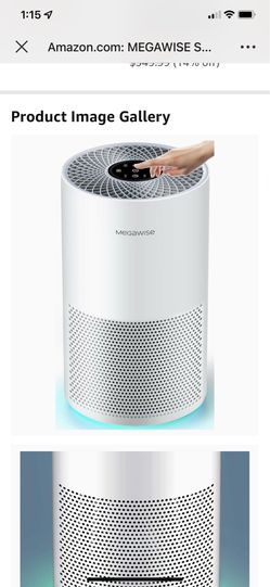 MEGAWISE ​Air Purifier for Cleans up to 1008ft Home Pollen and Pets Hair Smokers in Large Room