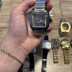 CTR santos Skeleton Two Tones Silver Black 