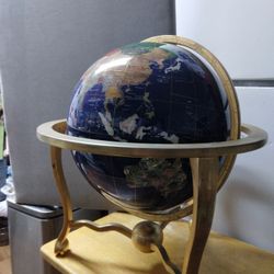 Gemstone World Globe