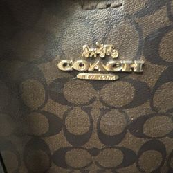 Coach zip Top Tote