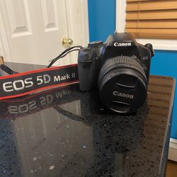 Canon Rebel Eos Xsi Camera With Flash 