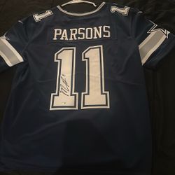 Signed Micah Parson Jersey