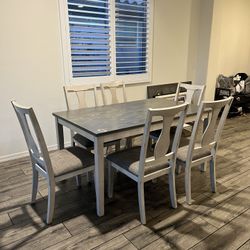 Kitchen Table With 6 Chairs