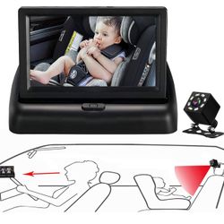 Itomoro Baby Car Mirror, View Infant in Rear Facing Seat with Wide Crystal Clear View,Camera Aimed at Baby-Easily to Observe The Baby's Every Move
