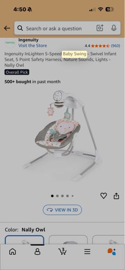 Baby swing