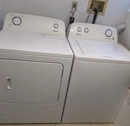 Amana washer and dryer gas set