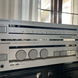 Vintage Kenwood Preamp And Amplifier Stack