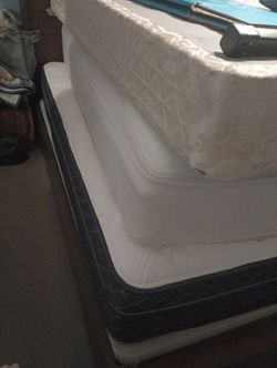 Brand New Queen Size Mattress And Box Spring Pillow Top