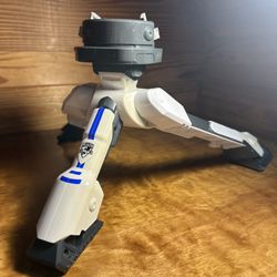 HTF Nerf N-Strike Elite Tripod, White & Gray for RHINO FIRE or VULCAN